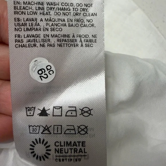 New Reformation Holt Linen Dress in White - Picture 12 of 14